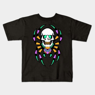 Spider skull Kids T-Shirt